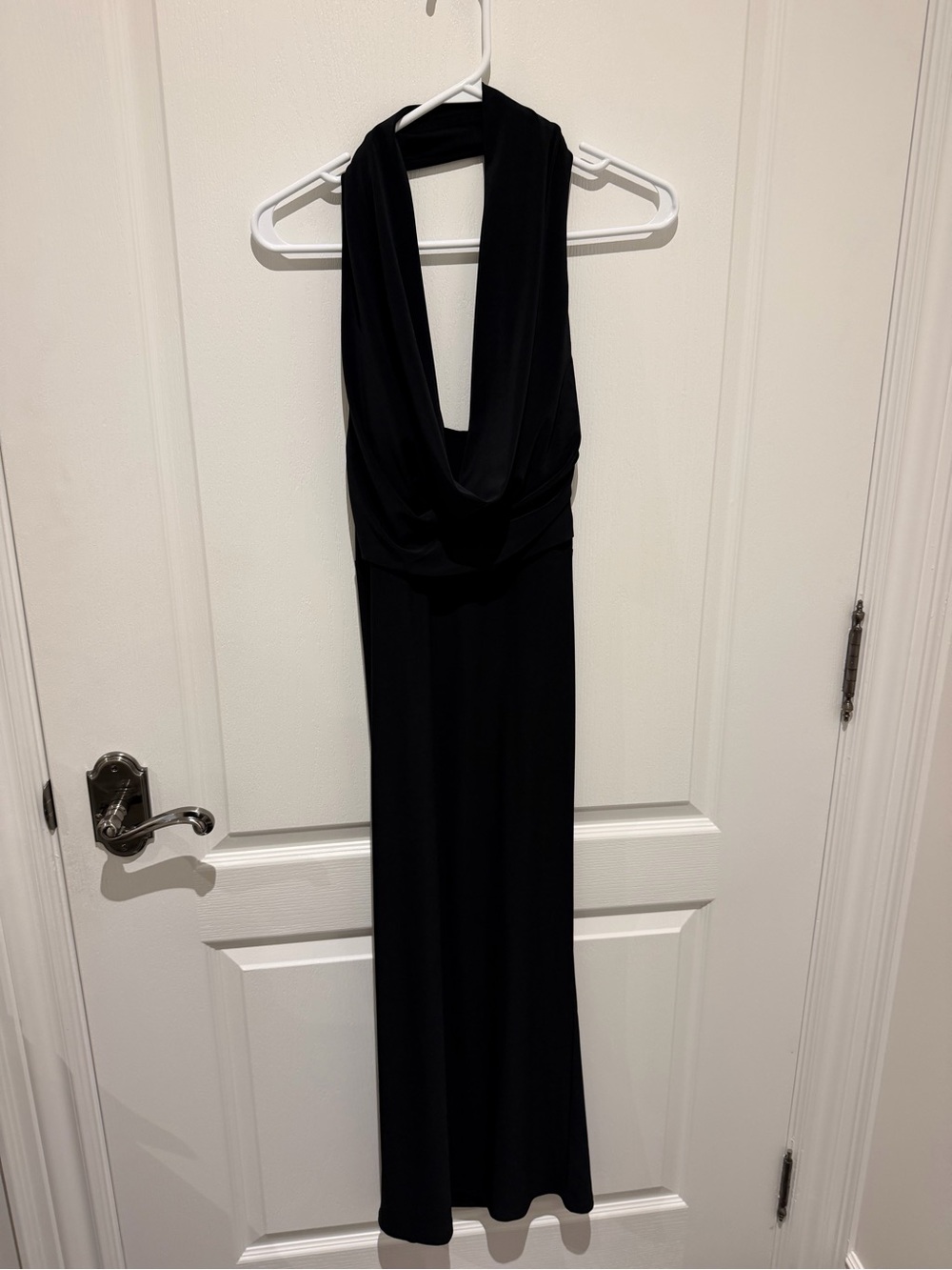Aritzia Black Halter Cowl Neck Women's Dress
